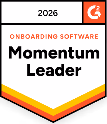 G2 Momentum Leader Onboarding Software badge 2026
