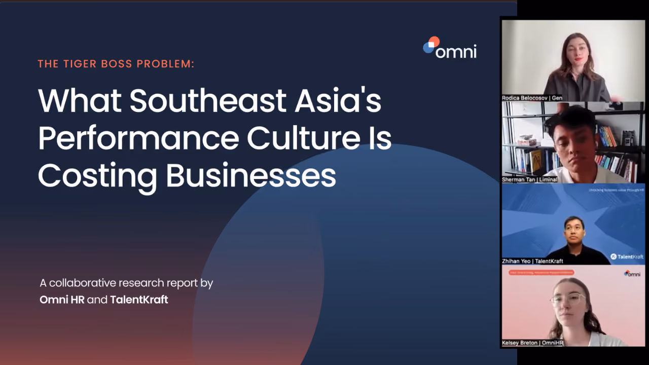 The Tiger Boss Problem: What Southeast Asia's Performance Data Is Really Telling Us