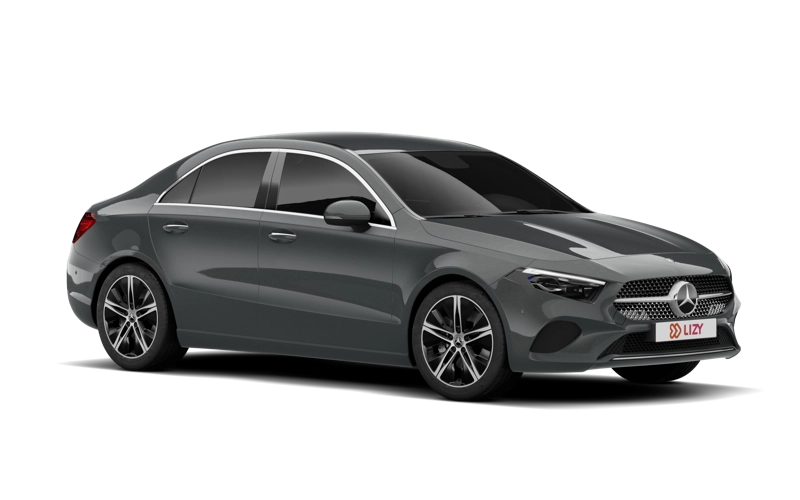 Mercedes A driekwart achteraanzicht