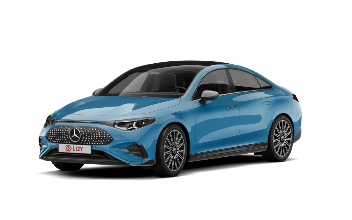 Mercedes CLA 250 plus in blauw, zuinigste elektrische auto van deze lijst