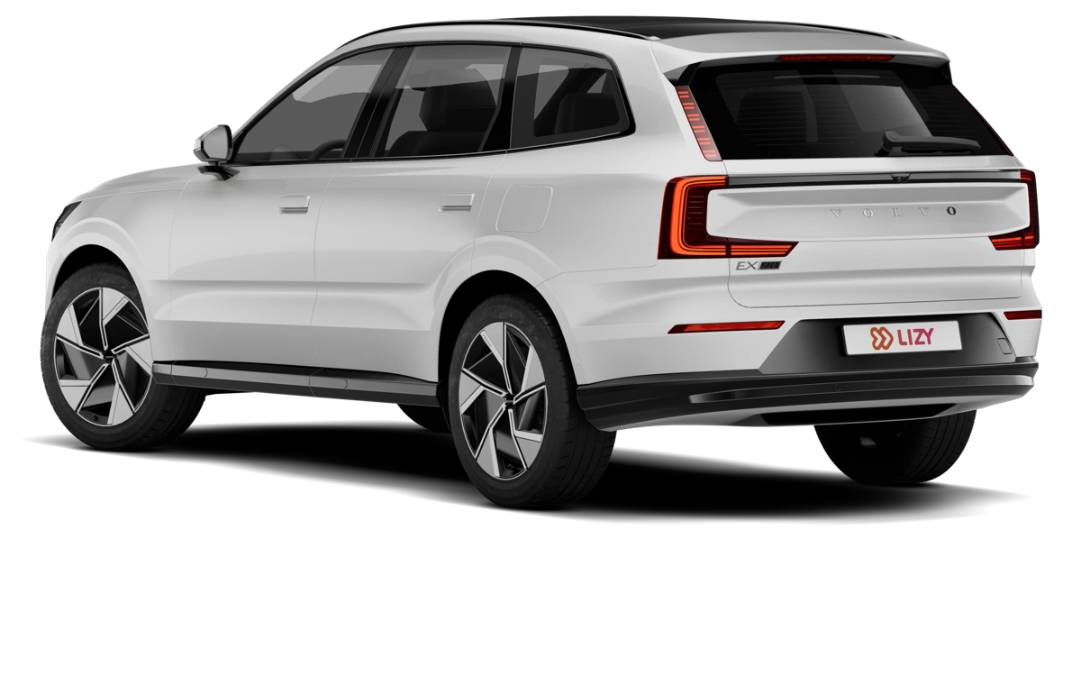 Volvo EX90 driekwart achteraanzicht