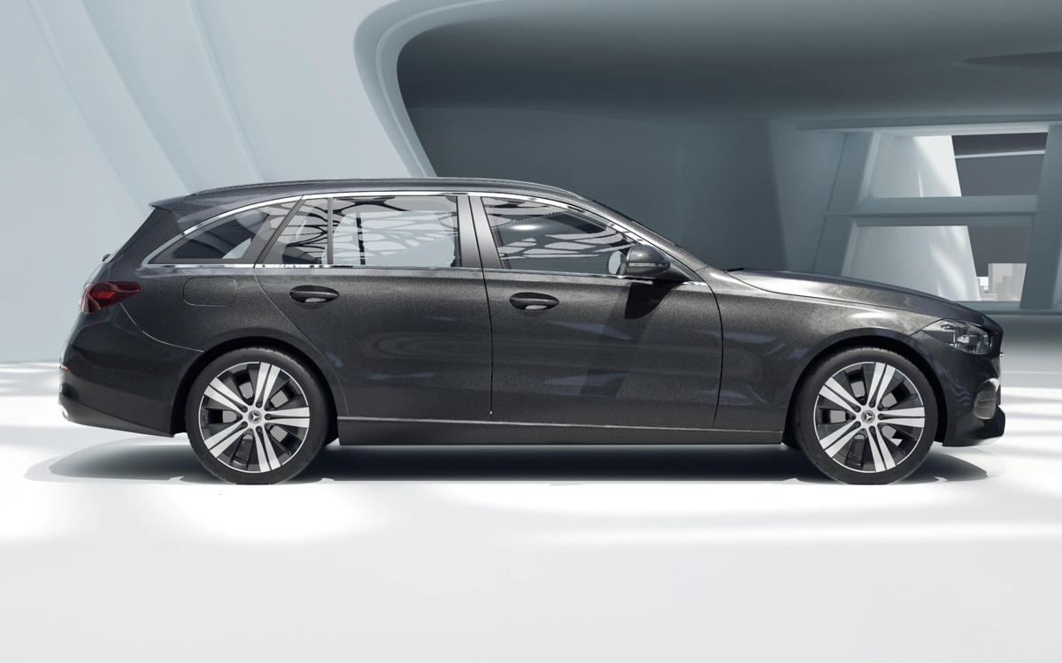 Mercedes C zijaanzicht