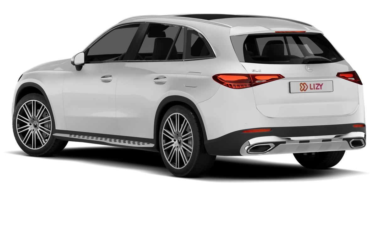 Mercedes GLC driekwart achteraanzicht