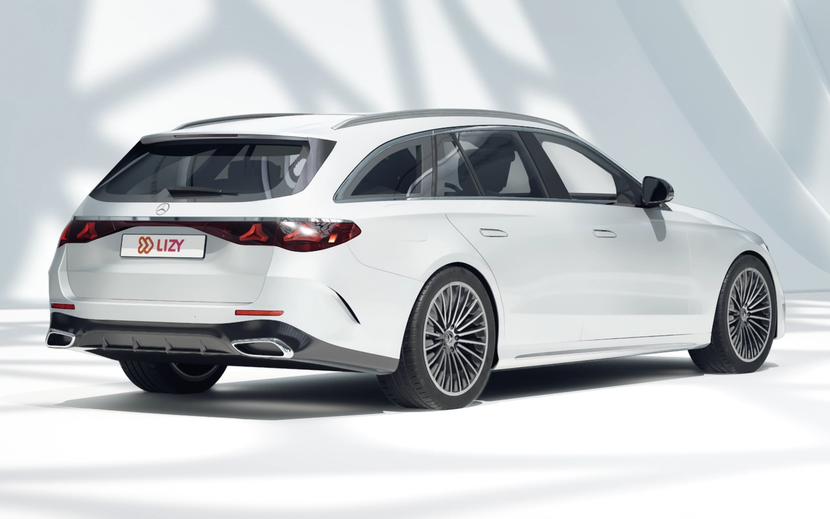 Mercedes E achterzijde