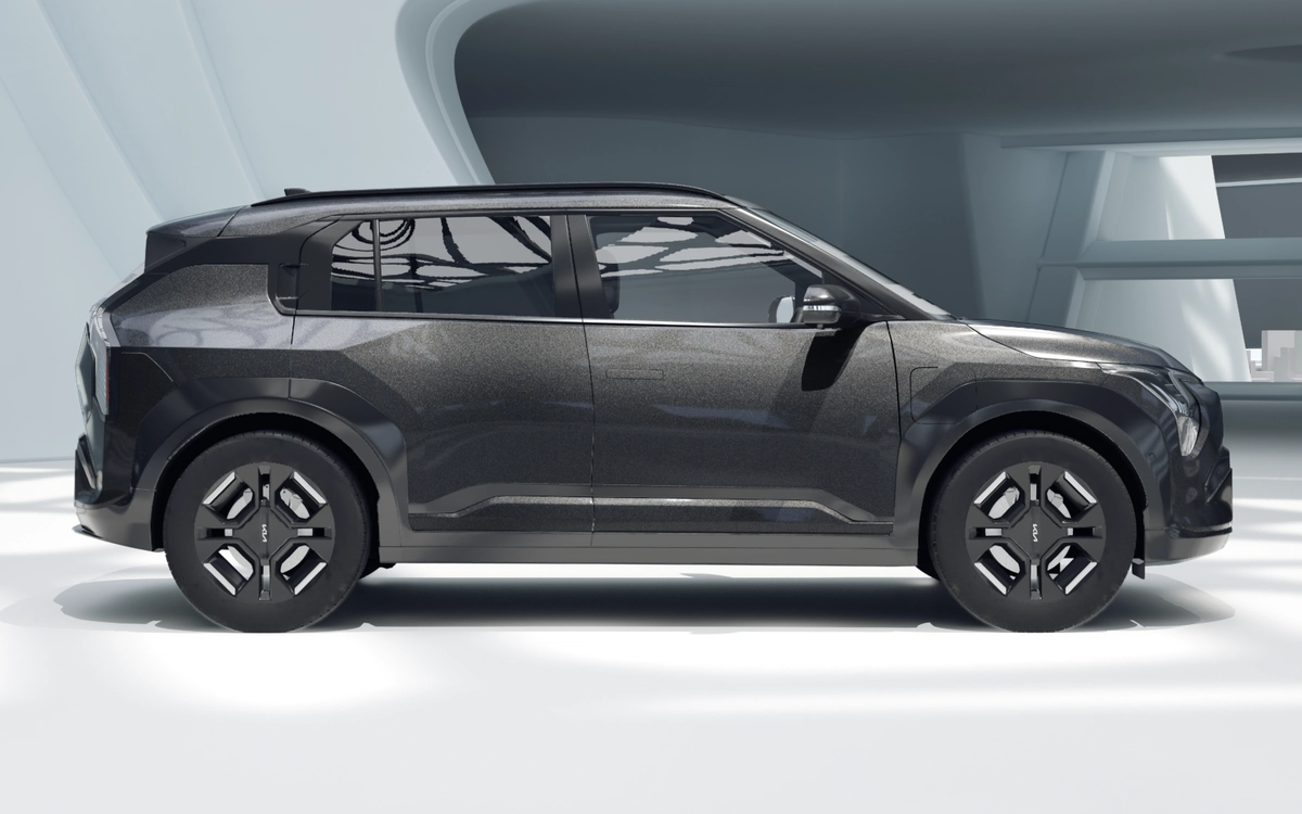 Kia EV3 zijaanzicht