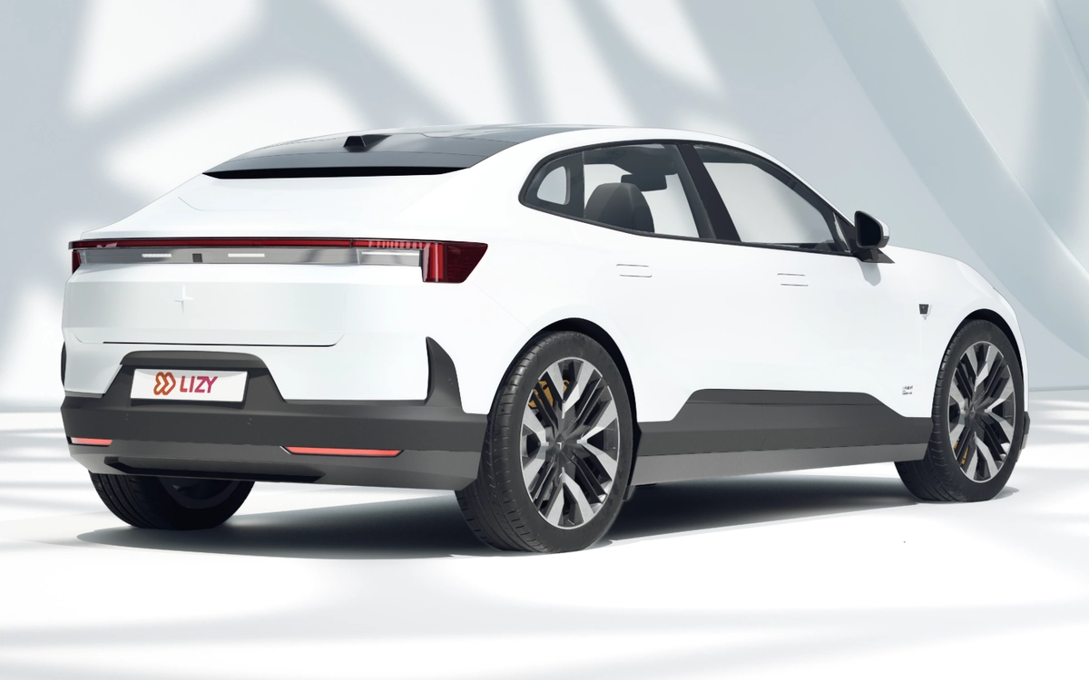 Polestar 4 achterzijde