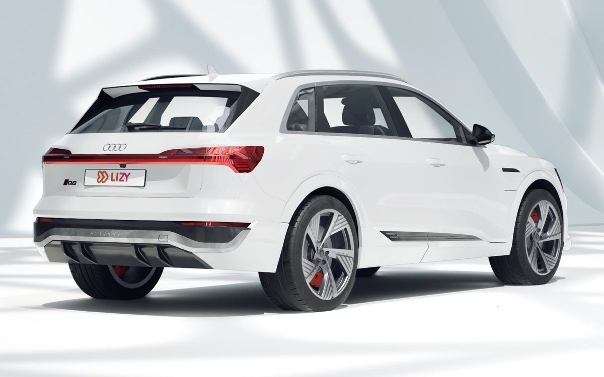 Audi Q8 e-tron achterzijde