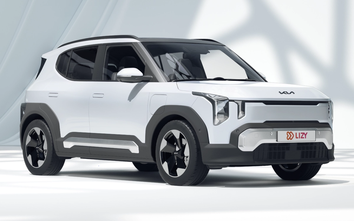 Kia EV2 driekwart vooraanzicht