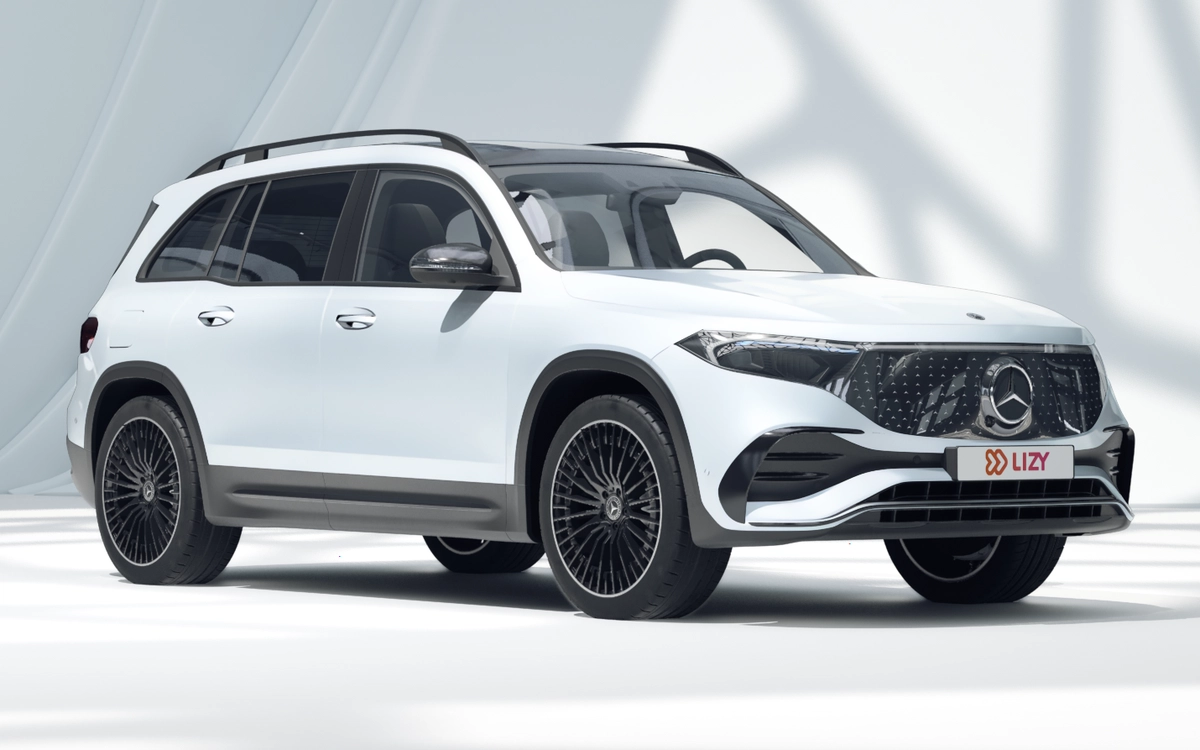 Mercedes EQB driekwart vooraanzicht