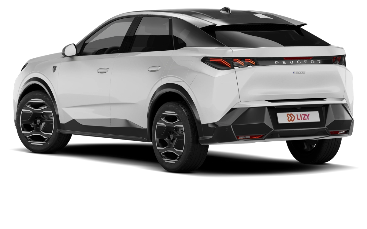 Peugeot 3008 driekwart achteraanzicht