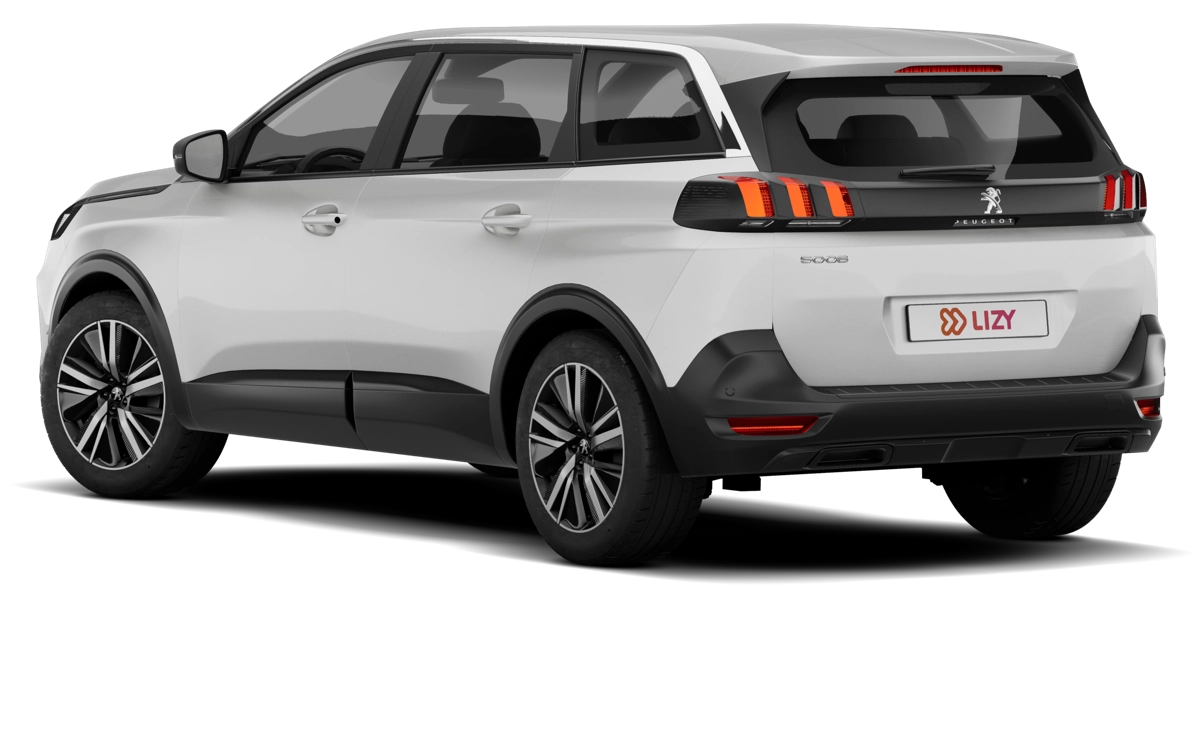 Peugeot 5008 driekwart achteraanzicht