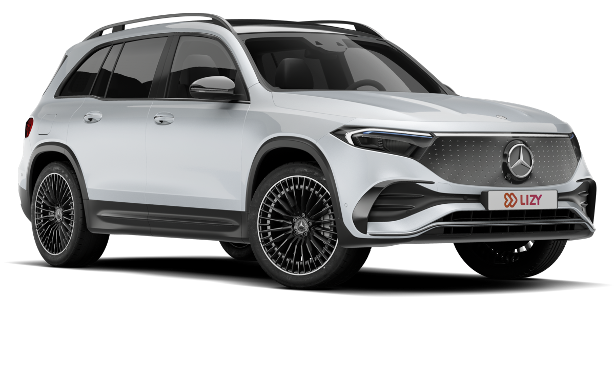 Mercedes-Benz EQB, driekwart vooraanzicht