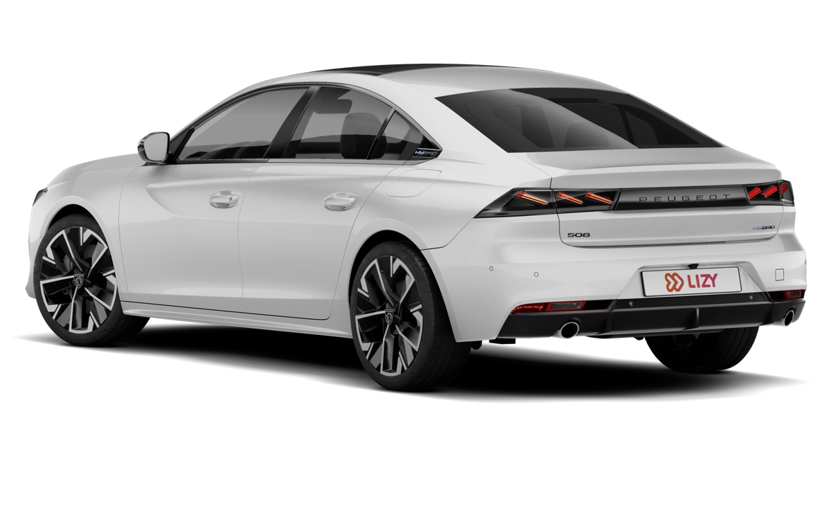 Peugeot 508 driekwart achteraanzicht