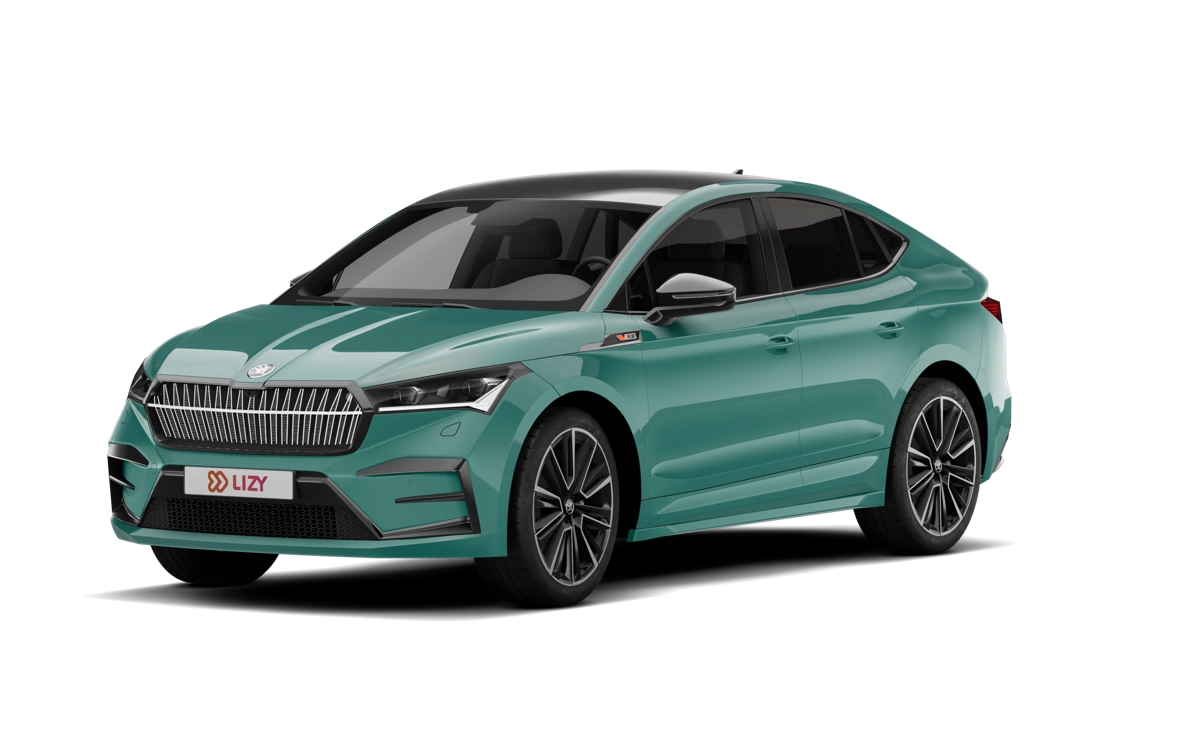 Groene Škoda Enyaq als ruimste elektrische auto onder € 650