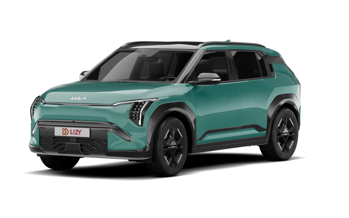 Groene Kia EV3 met 605 kilometer bereik als zakelijke leaseauto