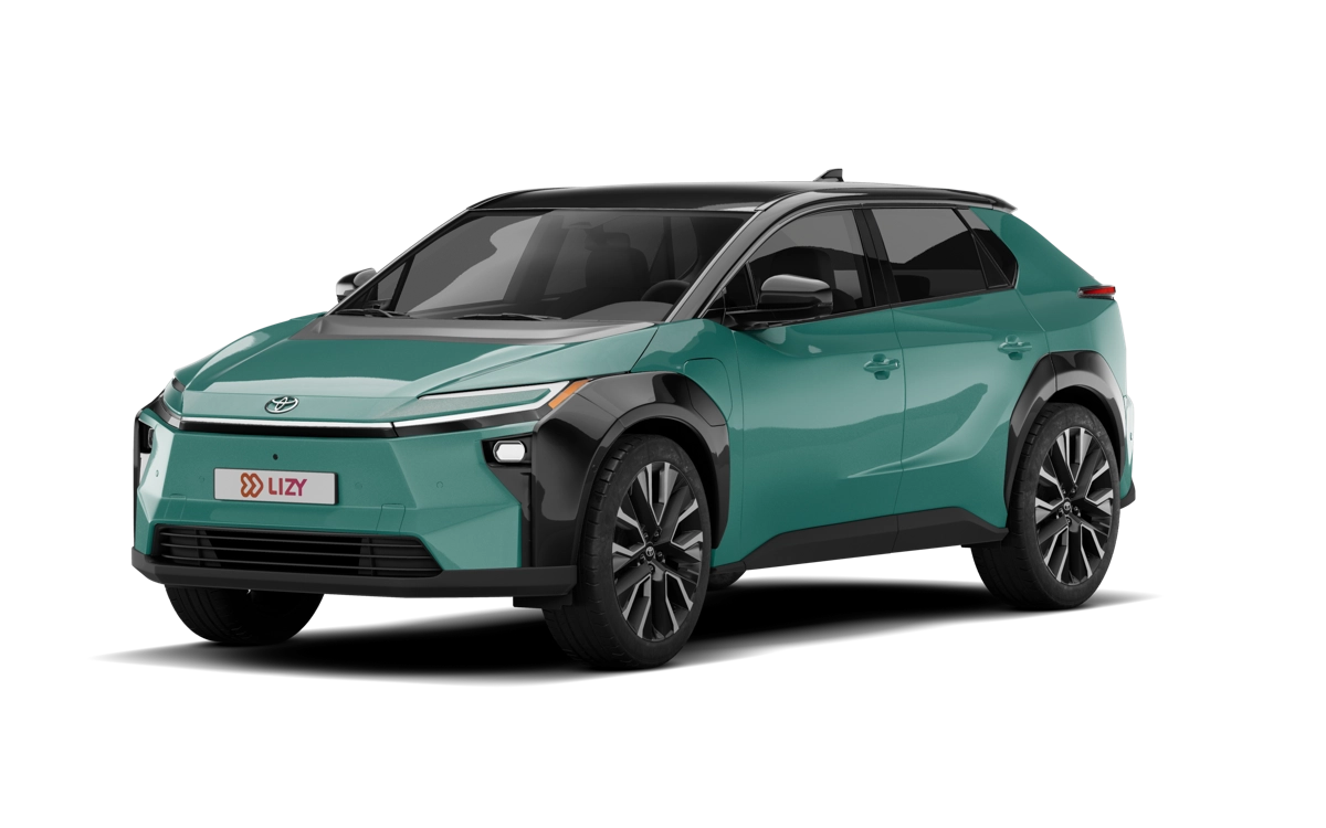 Petrolgroene Toyota bZ4X Touring als ruime elektrische stationwagen