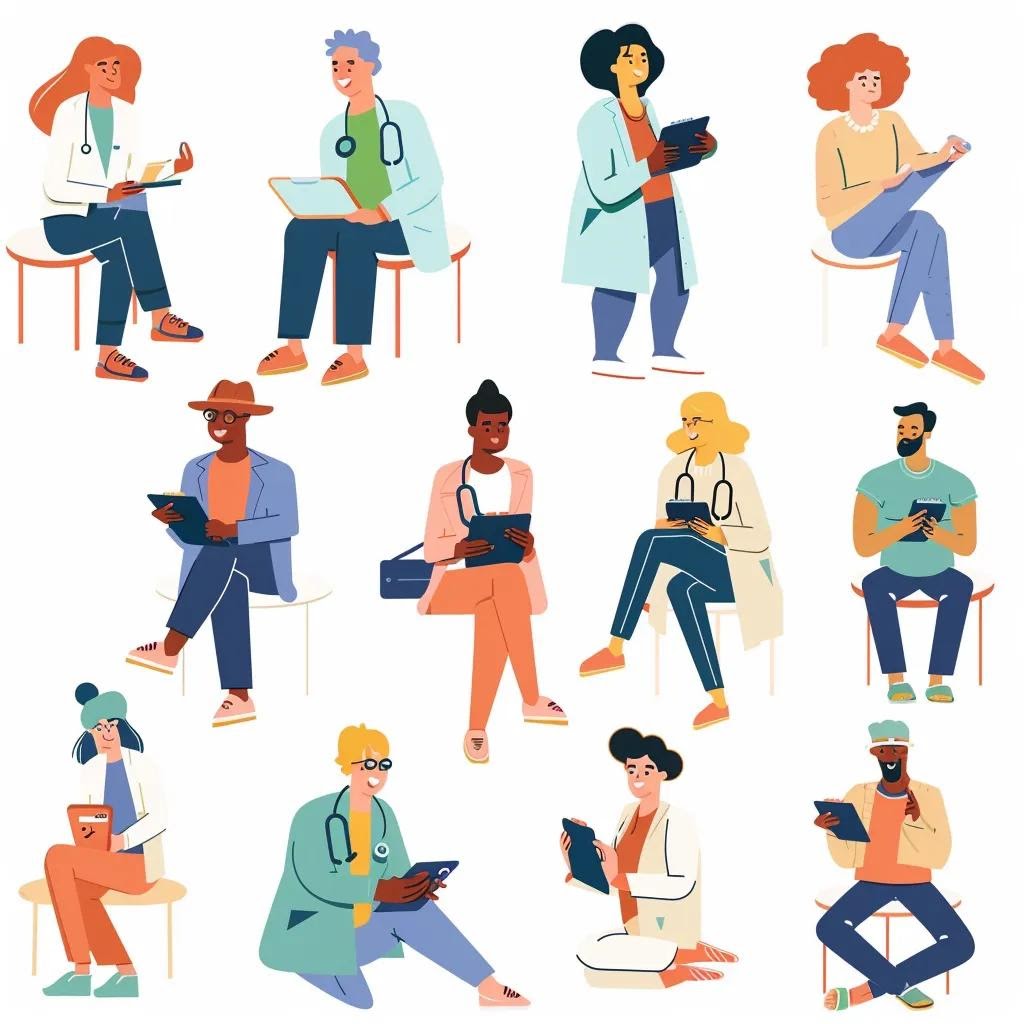Patients using digital devices to search for healthcare information