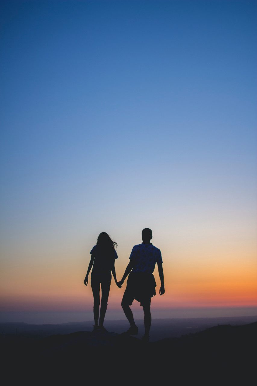 Couple re-discovering their relationship