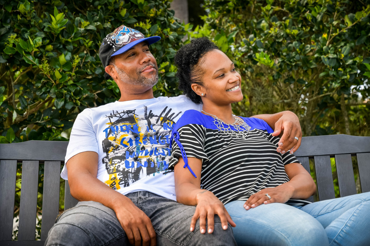 Couple spending time together