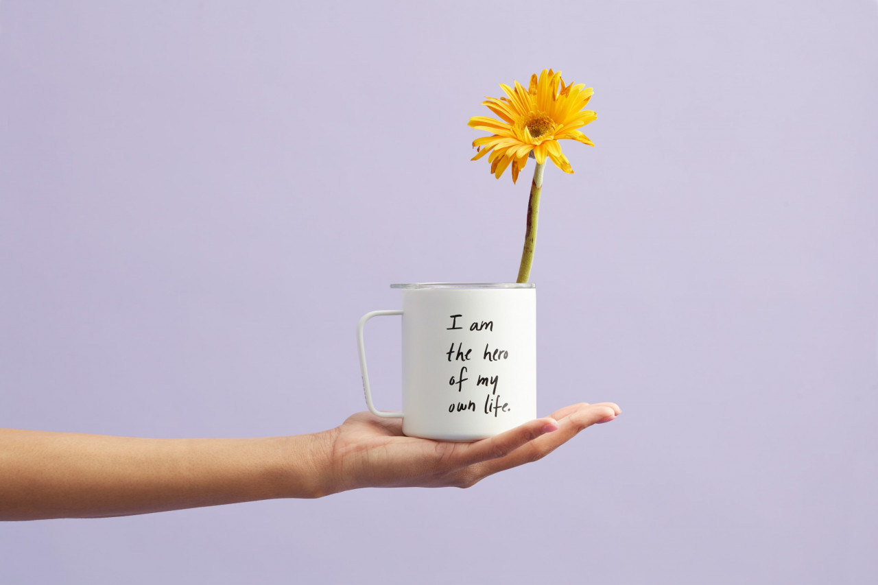 A motivational cup for autistic kids.