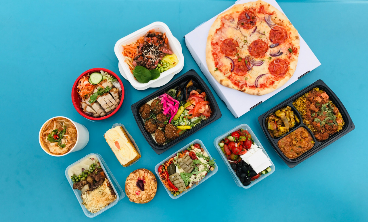 A variety of meal choices.