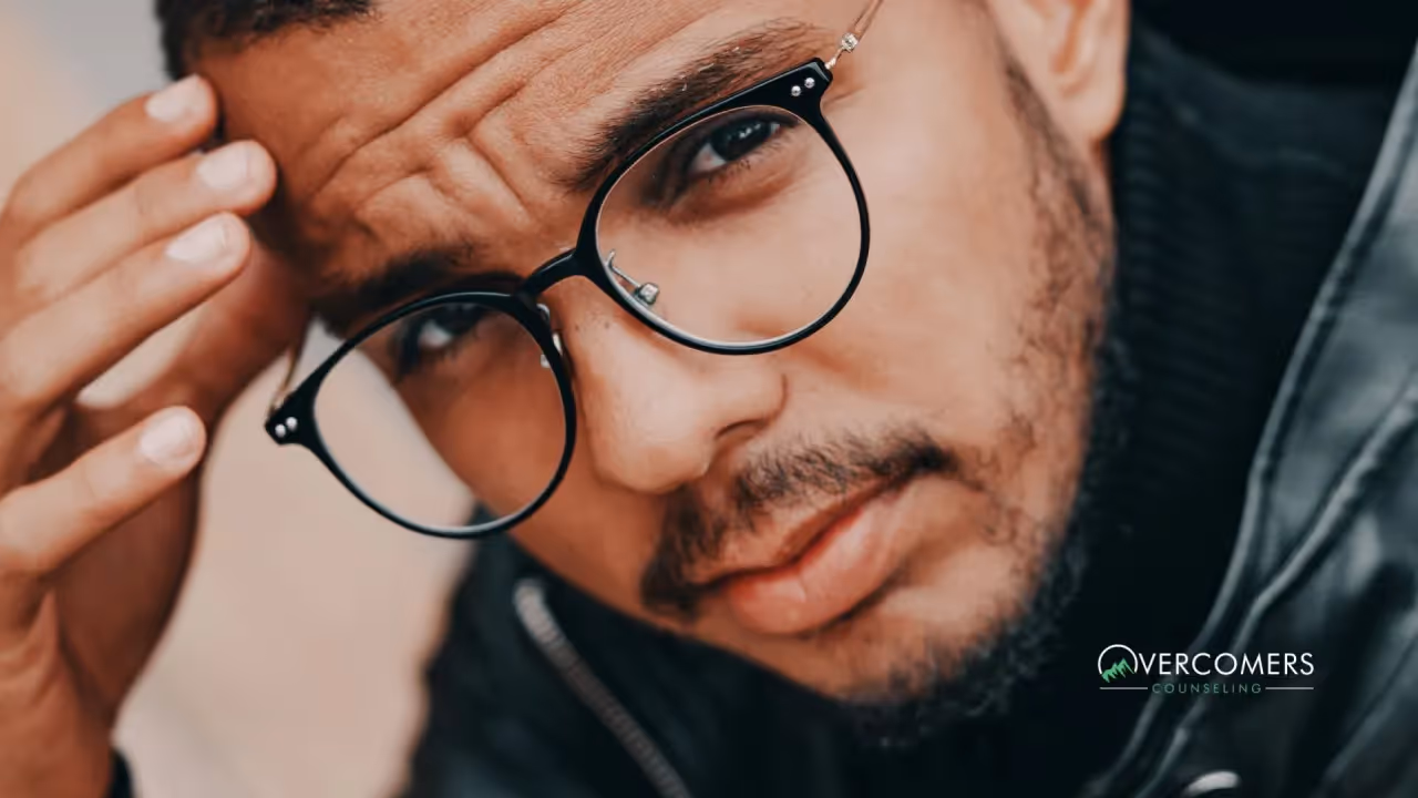 a person looking concerned