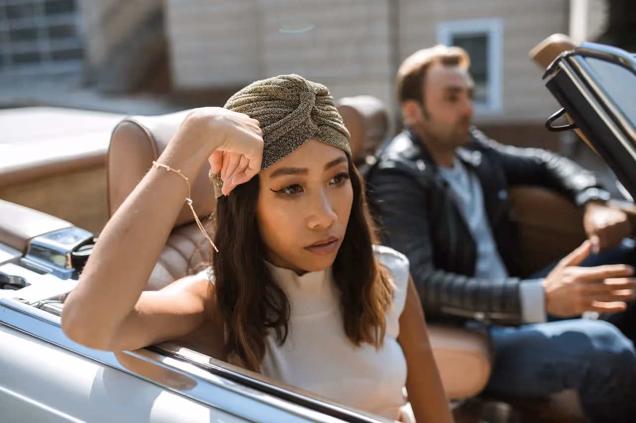 People in a relationship that is nearly ruined by bad habits