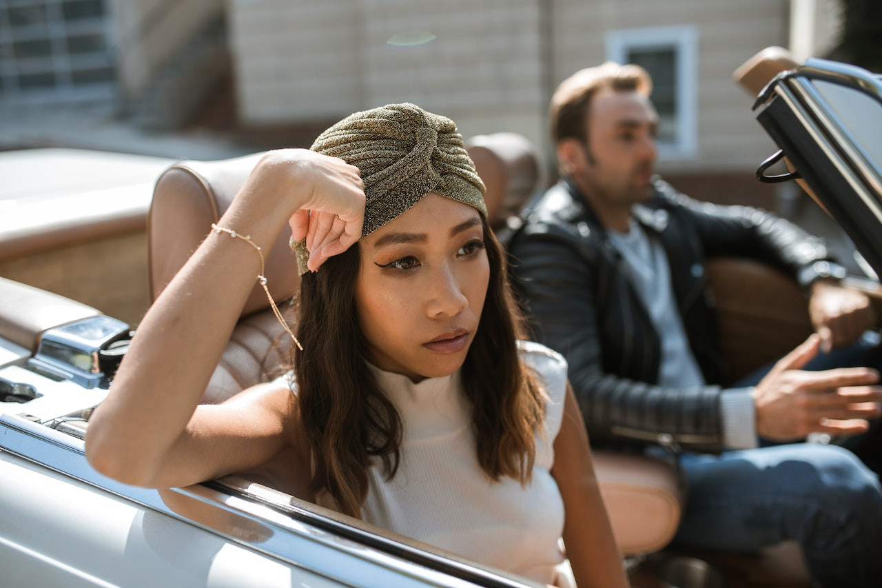 People in a relationship that is nearly ruined by bad habits