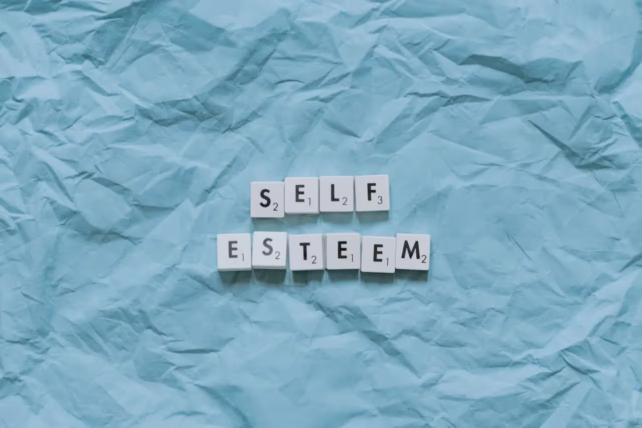 tiles that spell out self esteem