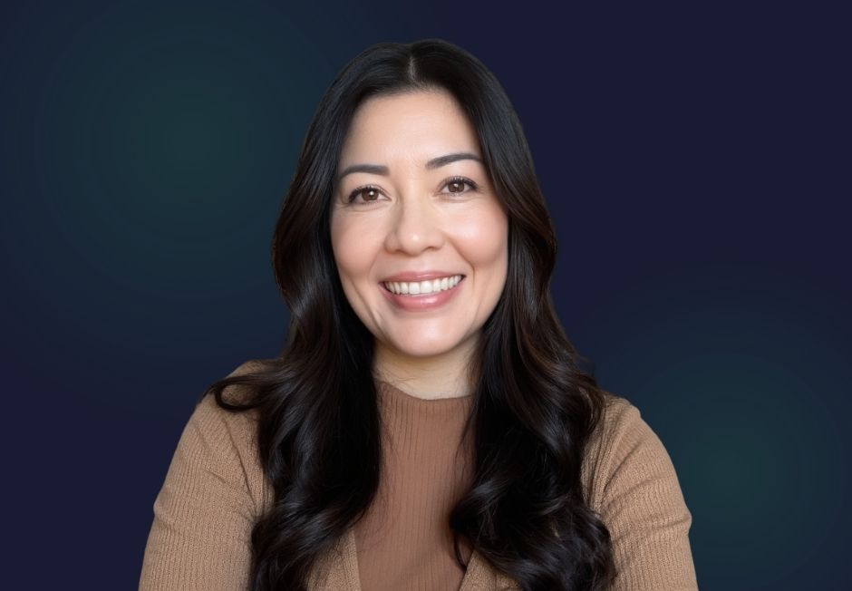 woman smiling
