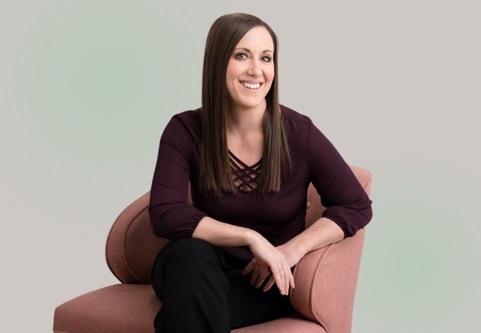 woman smiling