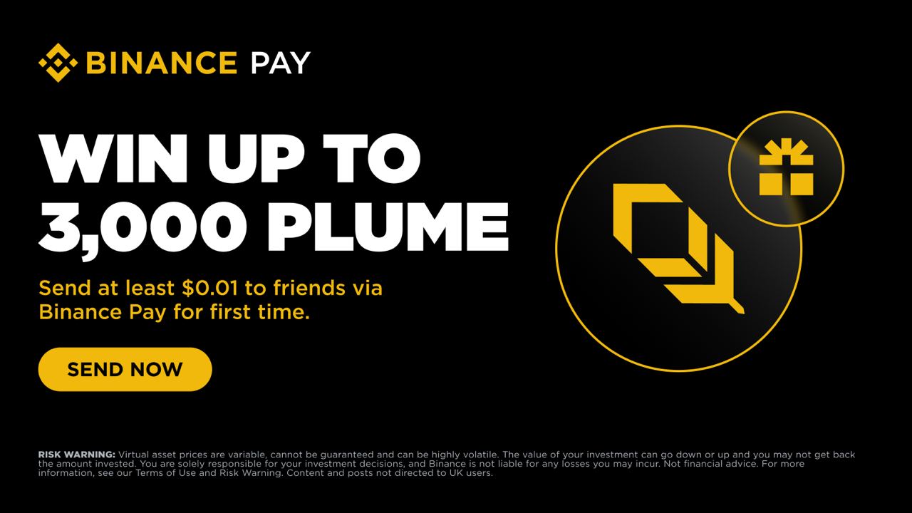 Plume Joins Binance Pay: $PLUME Payments Now Live