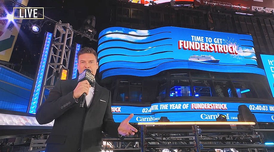 Ryan Seacrest NYE Funderstruck