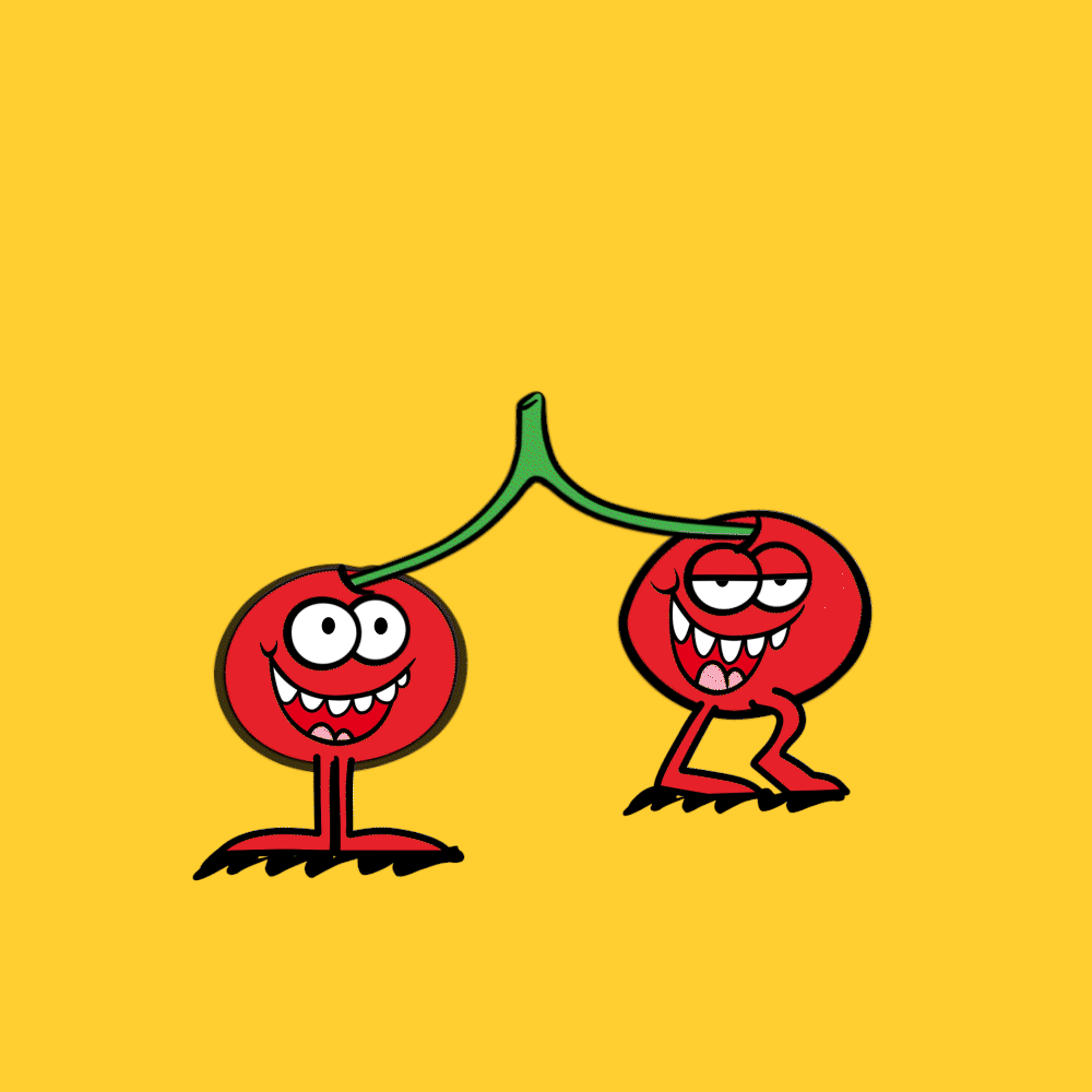 Jolly Rancher cherries dancing