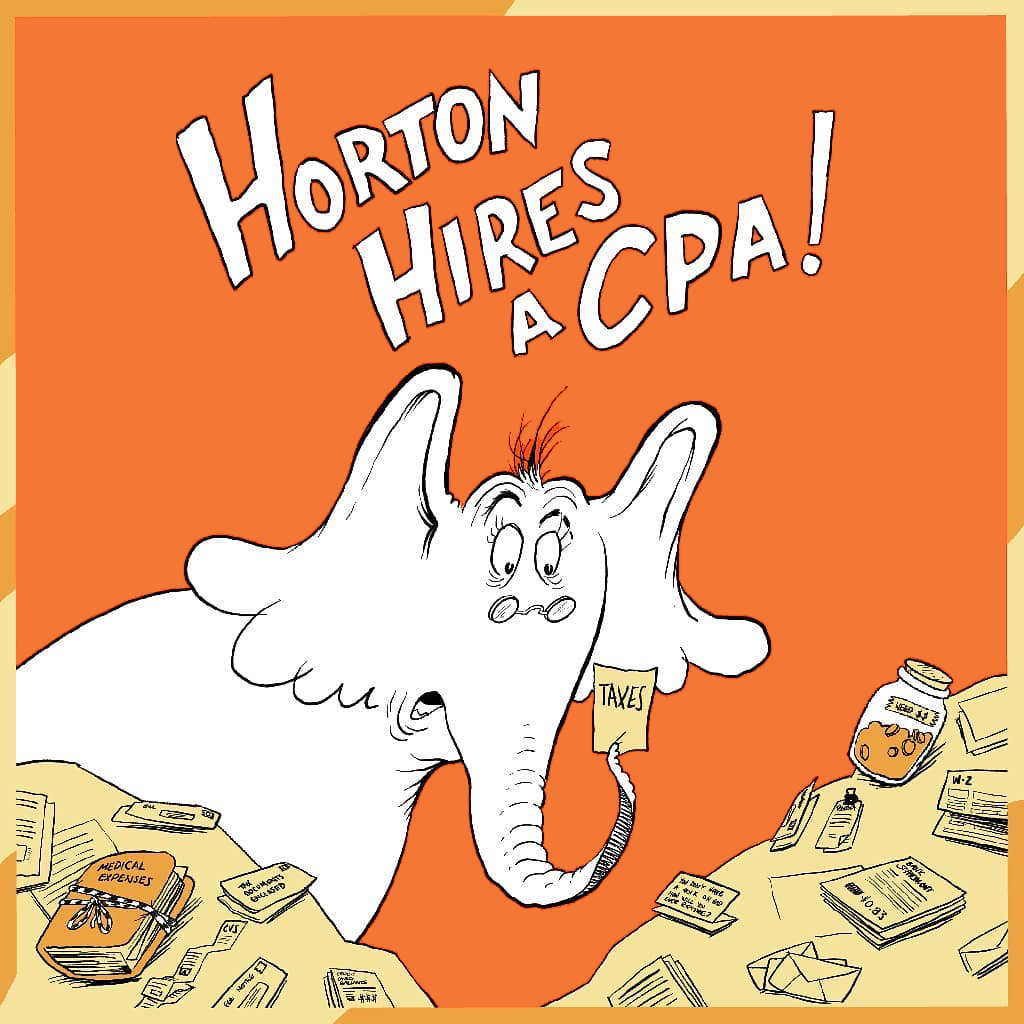 Ugh social, Horton Hires a CPA