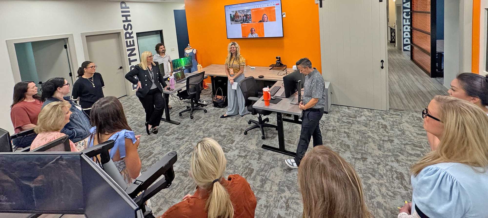 THS kicks off the week each Monday with a team meeting that serves as an operational check-in and a strategic tool for engagement, alignment and forward momentum.