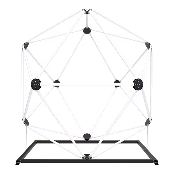 Pure white Maverick Gym photo, with a clear background