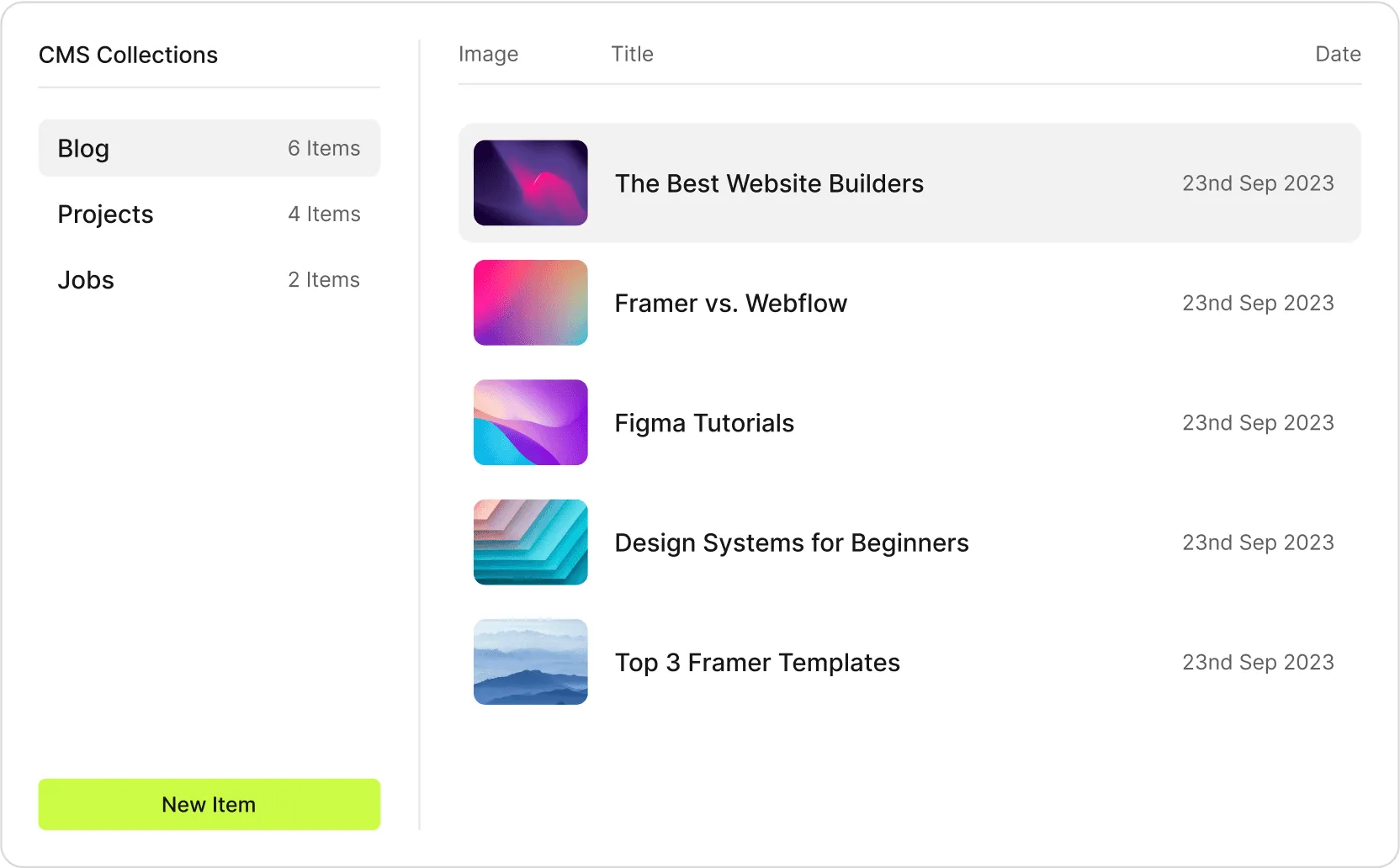 New Features & Enhancements