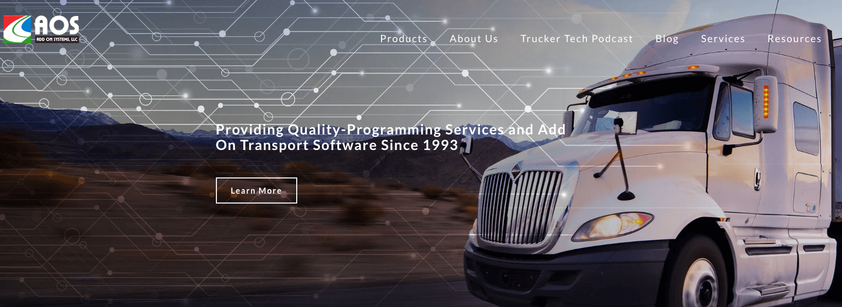 Add On Systems (AOS) homepage: Quality-Programming Services Since 1993