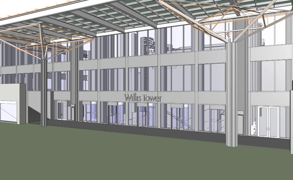 Existing Conditions created a precise BIM model of the NY Stock Exchange.
