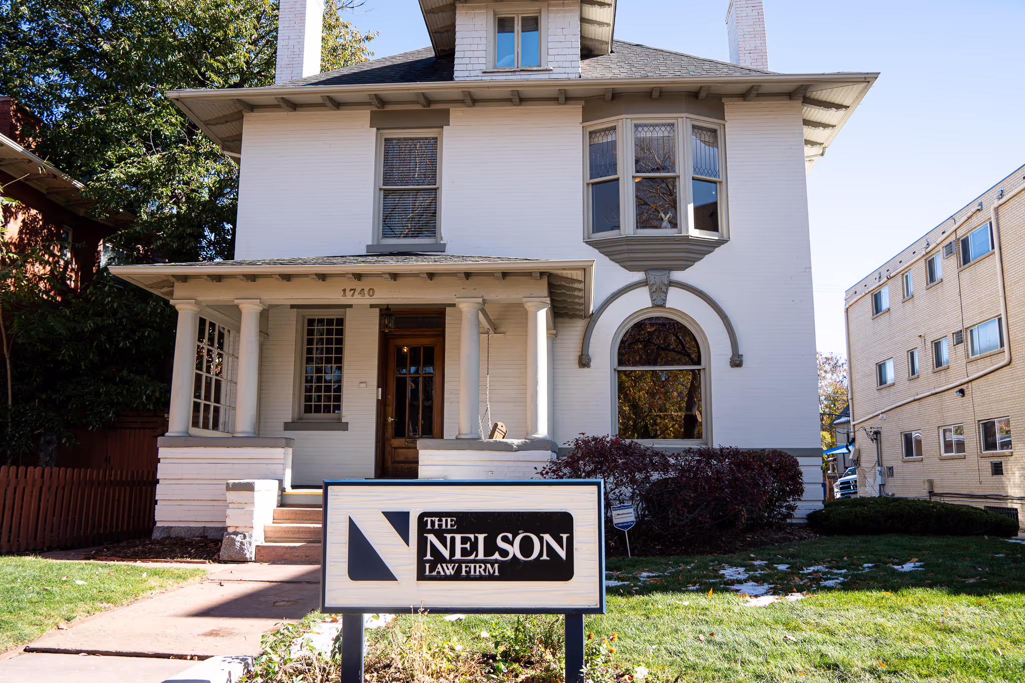 an exterior photo of the law office of Nelson Law Firm in Denver Colorado