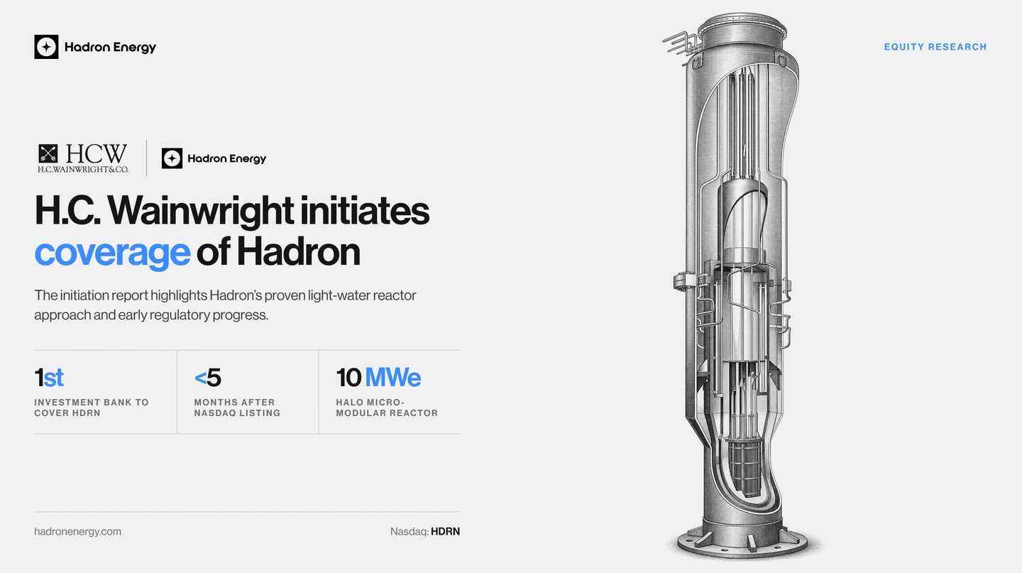 H.C. Wainwright initiates coverage of Hadron Energy