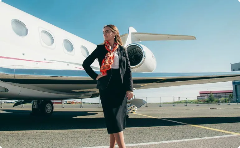 Person in a gray suit holding a credit card and using a smartphone next to an open laptop and a coffee cup on a table.