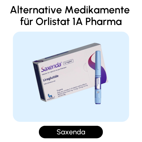 Alternative Medikamente für Orlistat 1A Pharma