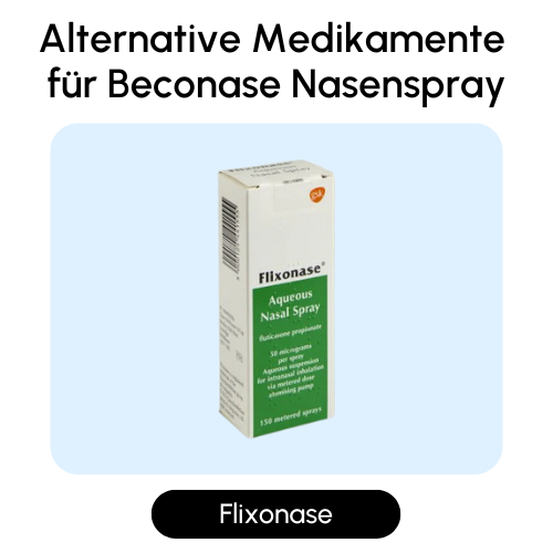 Alternative Medikamente für Beconase Nasenspray