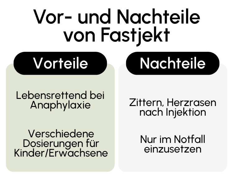 Vor- und Nachteile von Fastjekt