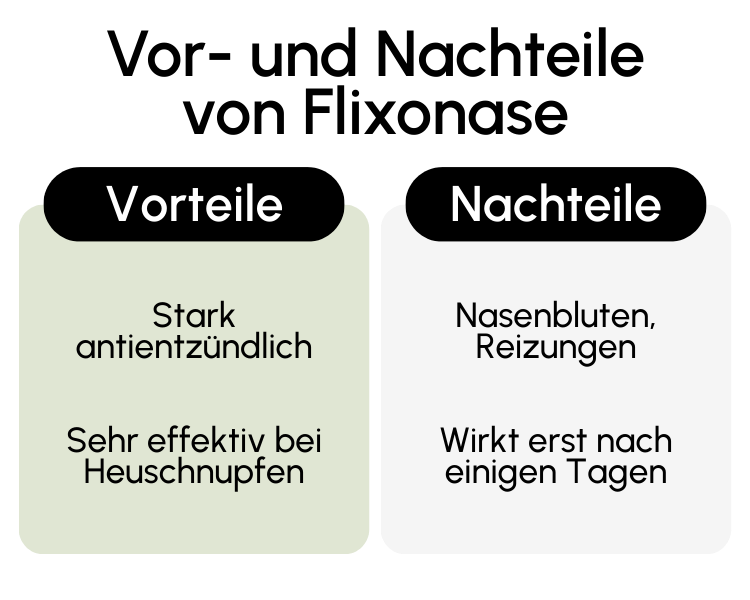 Vor- und Nachteile von Flixonase