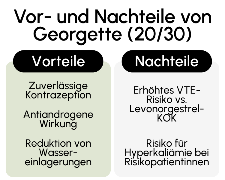 Vor- und Nachteile von Georgette (2030)