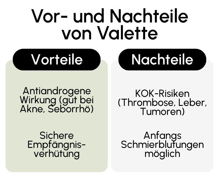 Vor- und Nachteile von Valette