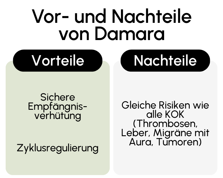 Vor- und Nachteile von Damara